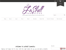 Tablet Screenshot of lashellcosmetics.com